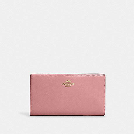 slim coach wallet|coach mini wallet with zipper.